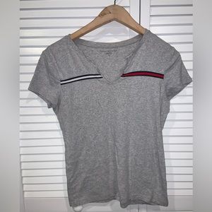 Tommy Hilfiger Short Sleeve Gray Shirt Medium